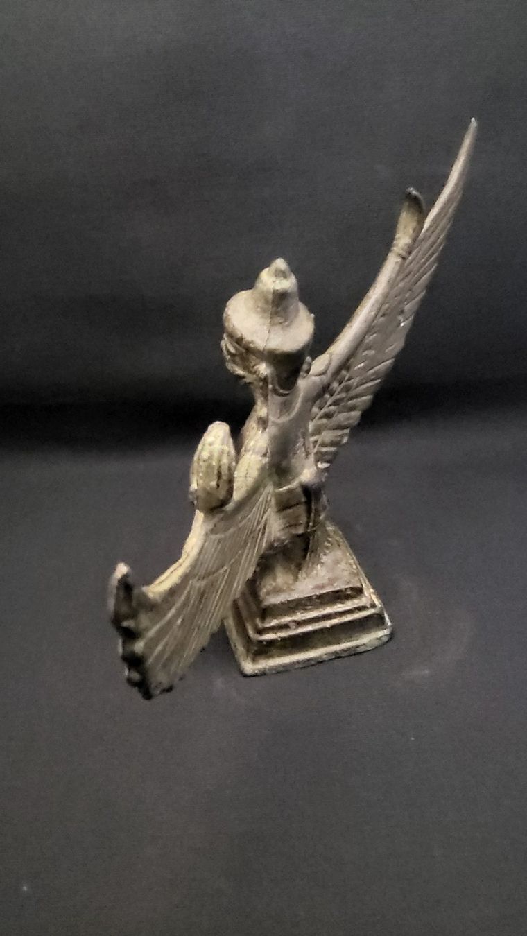 Statuette: Antike Bronze Garuda Statue, Schutz & Kraft – Usato da Basel venduto da spinne02 3