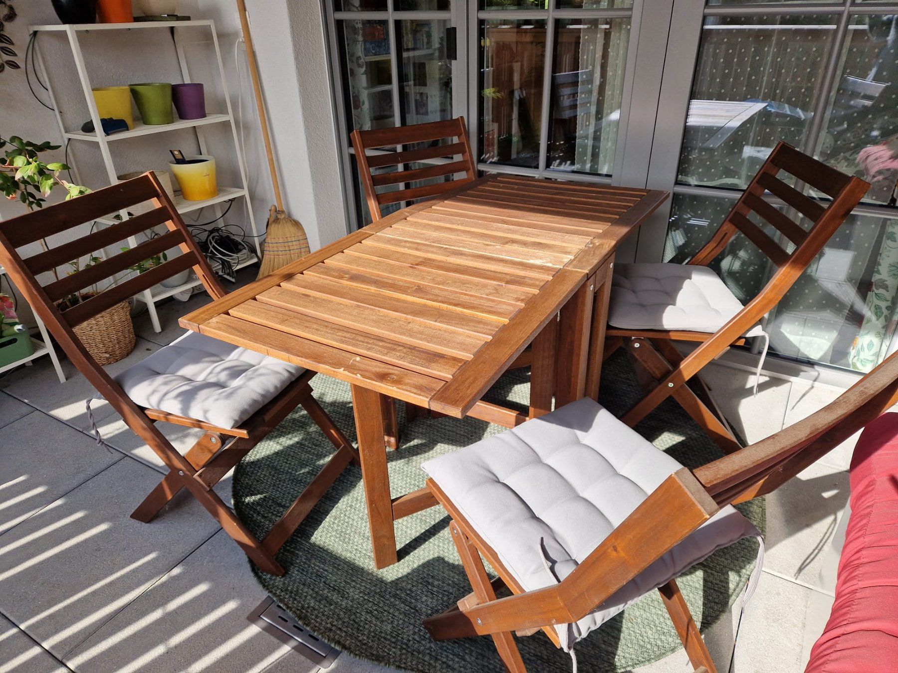 Ikea Set tavolo e sedie: Gartenmöbel Set IKEA Äpplarö – Usato da Zell ZH venduto da Alex_0001 1