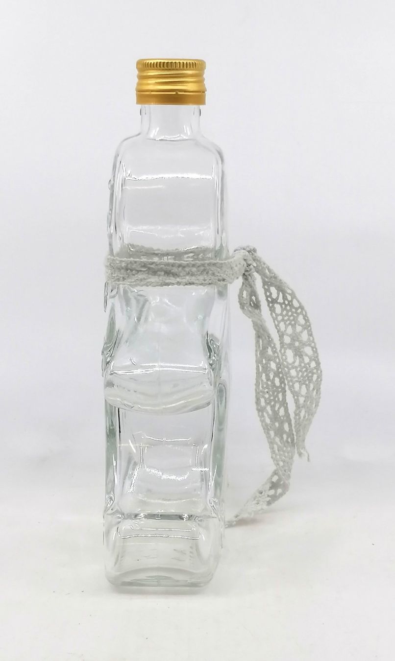 Altro: Glas Flasche Design Männchen 250ml leer – Usato da Reinach BL venduto da fliegenrolli 3