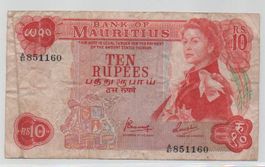 10 RUPIE - MAURITIUS
