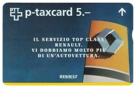 Taxcard KF-381C Renault Assistance ital. 200 Ex ungebraucht