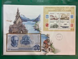 Banknotenbrief Norwegen