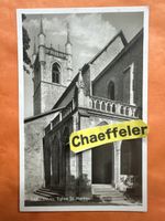 Alte Ansichtskarte Vevey, Kirche St. Martin, Sommer-Szenerie