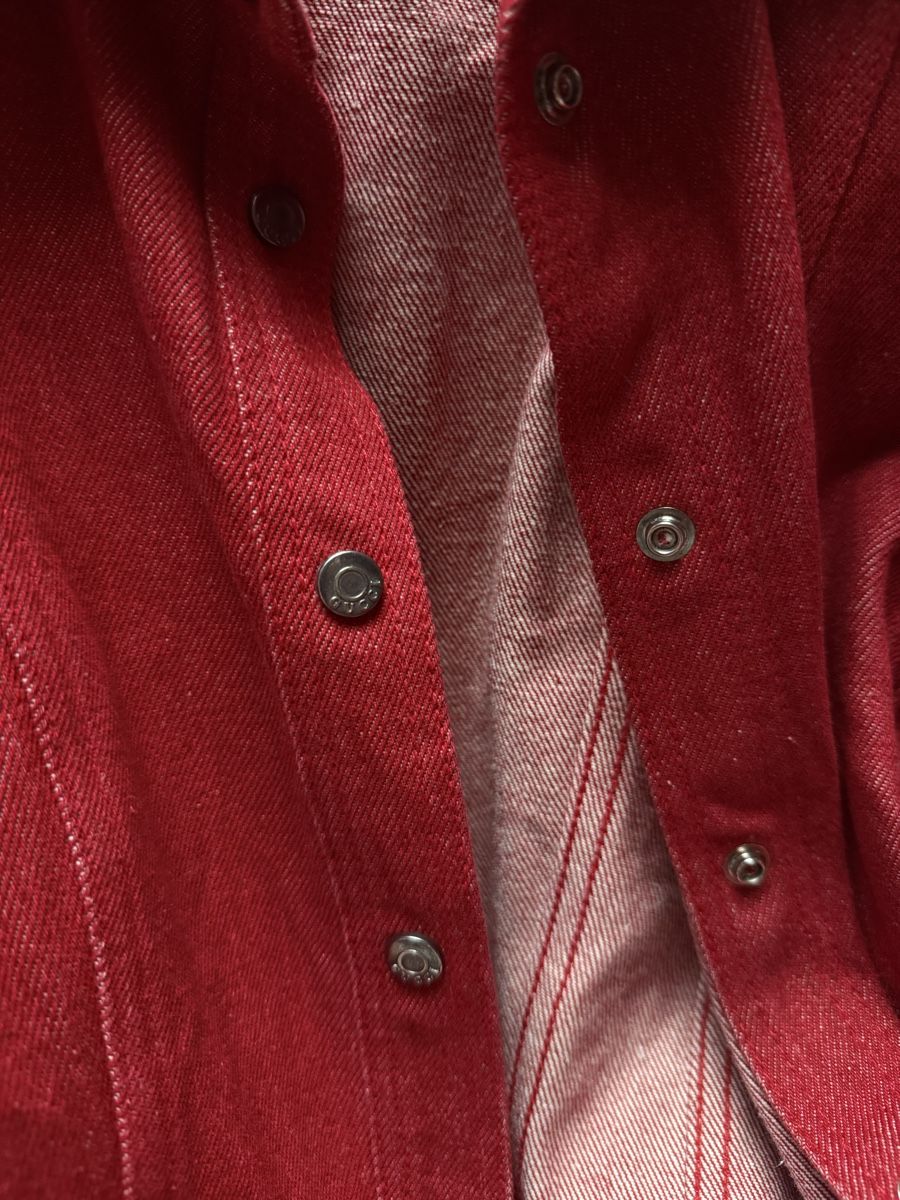 Gucci Jacken: Gucci Jeansjacke rot original – Neu (gemäss Beschreibung) aus Uznach von Resa5 3