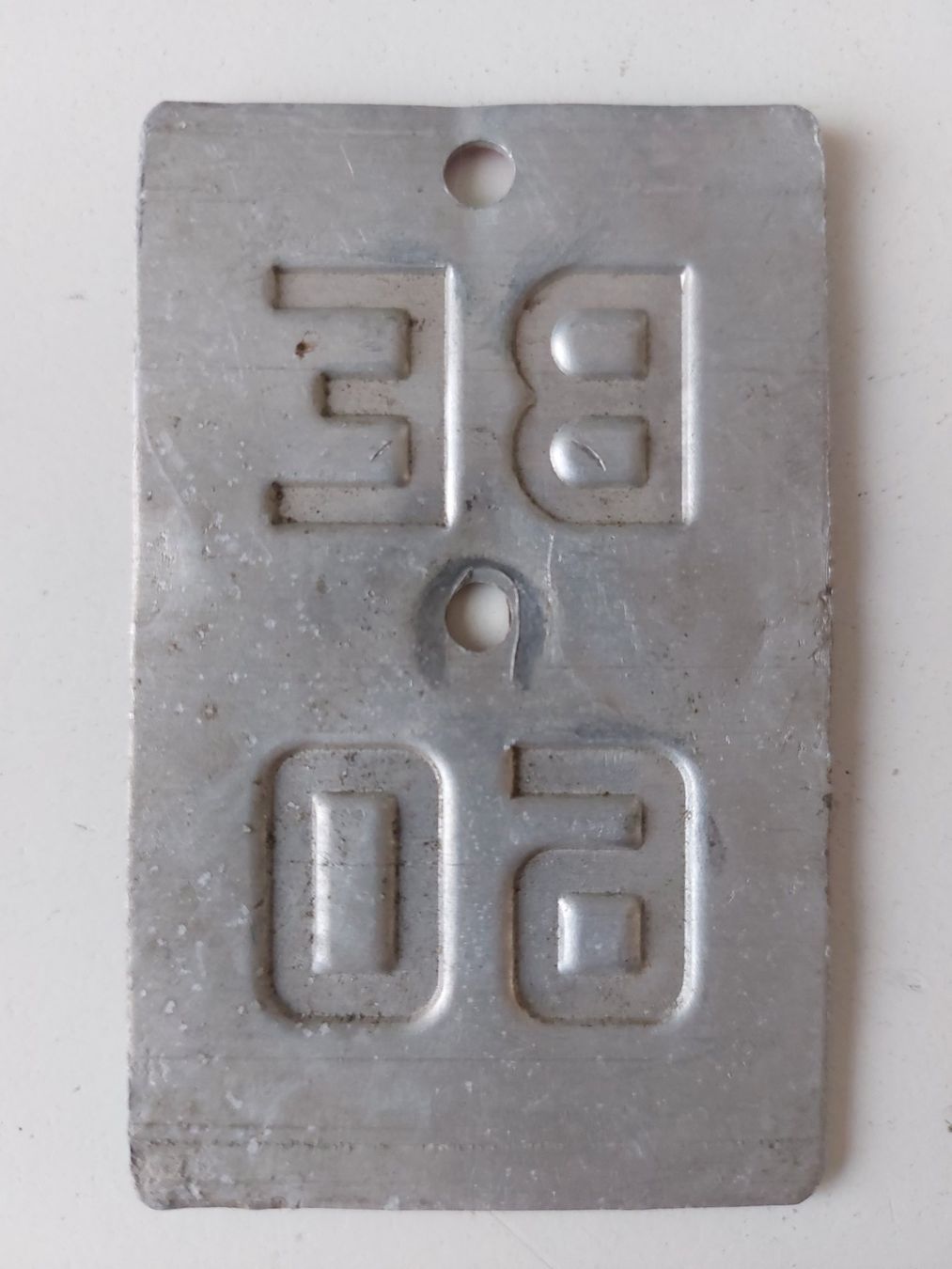 Sachs Insegne: Velonummer BE 60 plaque Velo – Usato da Schenkon venduto da Uhu007 1