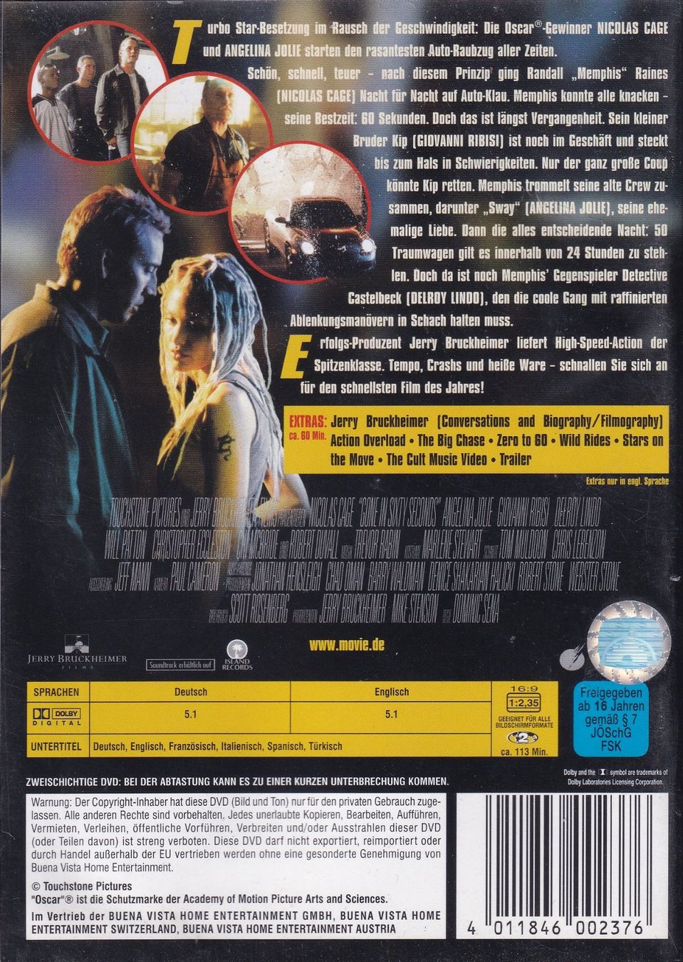 Tutti i DVDs: DVD ab Fr. 1.--, Nur noch 60 Sekunden – Usato da Lausen venduto da Mondeo10628 1