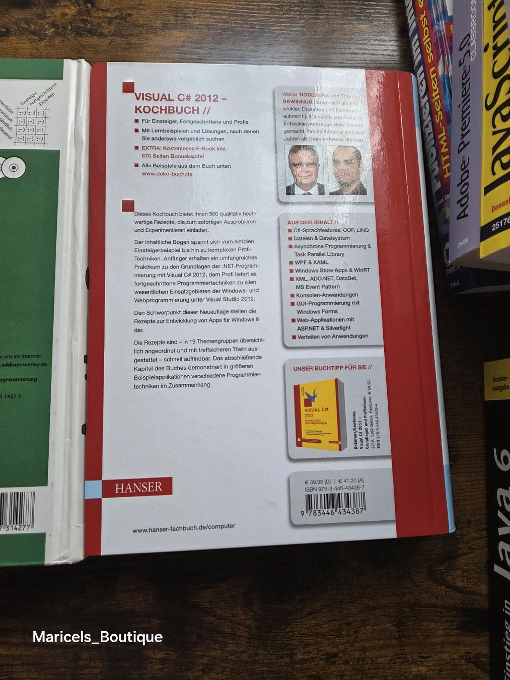 Bücher: Active Server Pages and Visual C# 2012 Kochbuch books – Gebraucht aus Winterthur von Maricels_Boutique 4