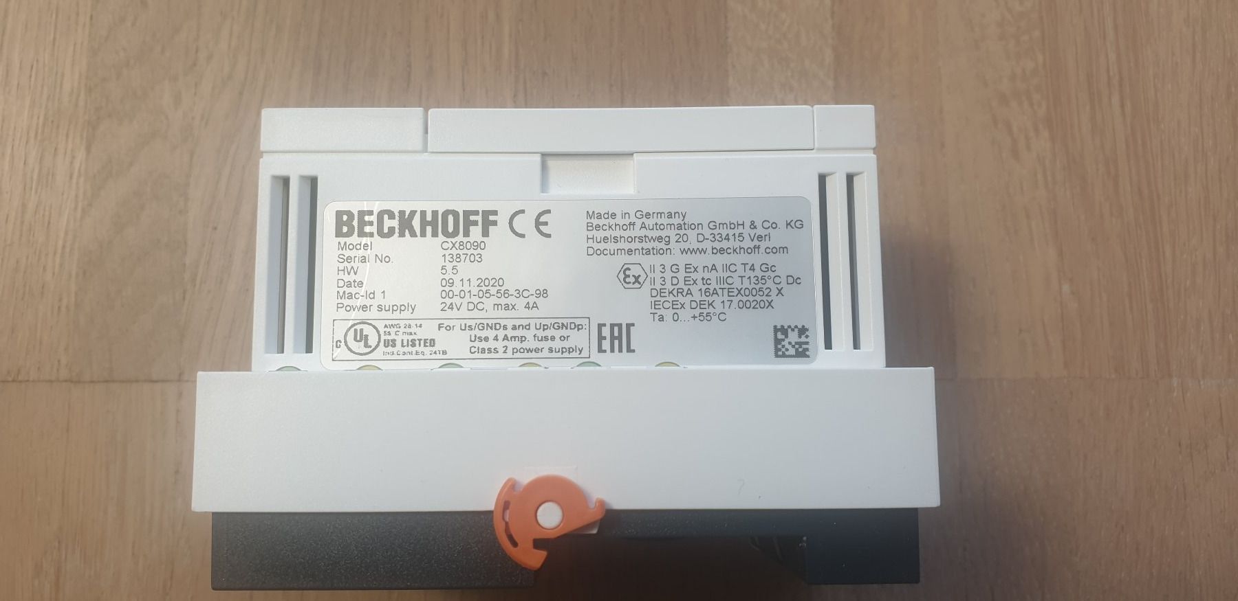 Beckhoff Elektronikbauteile: Beckoff Embedded-PC mit Ethernet CX80990 – Gebraucht aus Rapperswil BE von SF-15 1