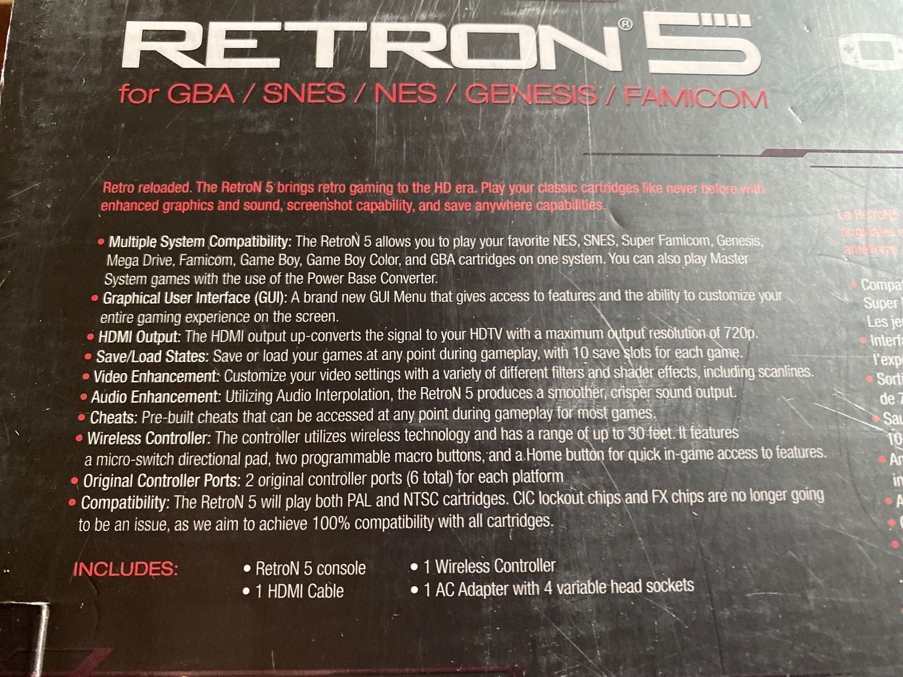 Console: Retron 5  boîte For Gba Snes Nes Genesis – Usato da Lausanne venduto da sauvezretrogames 6