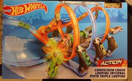 Hot Wheels Action Loopingbahn mit Crash Funktion, Top!