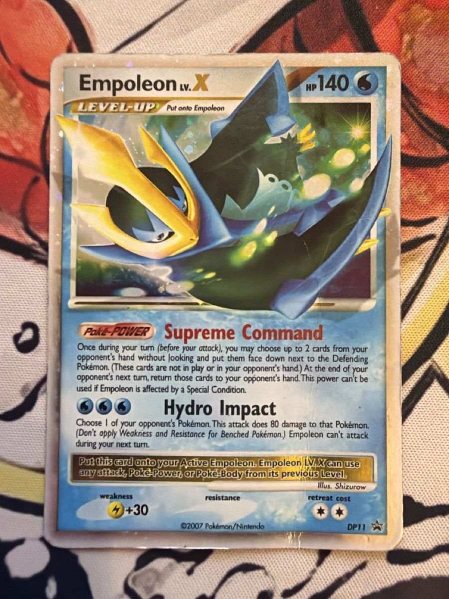 Cartoline: Pokémon DN Empoleon LV.X DP11 – Usato da Onex venduto da Shop2Rayan