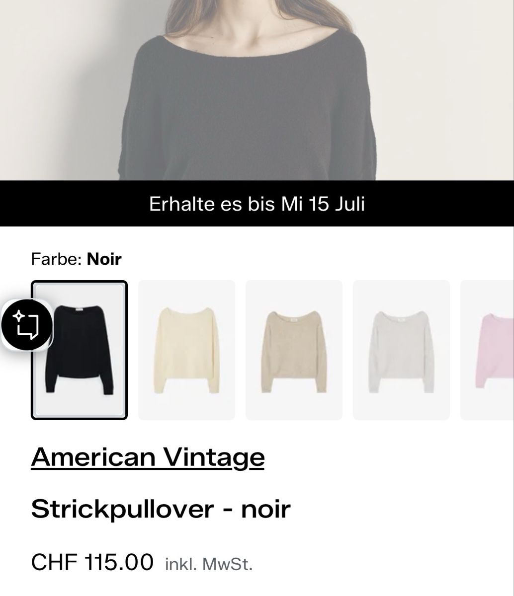 Pulls & Sweat-shirts: American Vintage Pullover – D'occasion à Bottmingen par Itsclaire 3