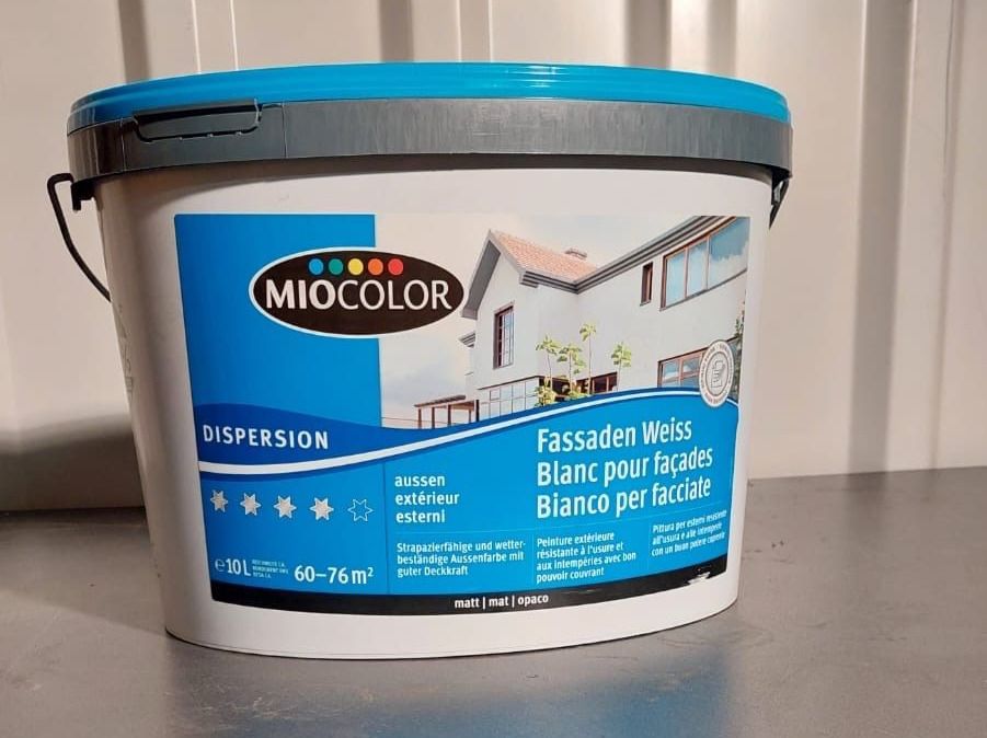 Colori: Fassadenfarbe weiss 10 Liter-641 – Nuovo e nell'imballaggio originale da Recherswil venduto da paulchen09