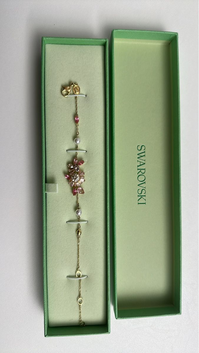 Swarovski Bracciali & Braccialetti: Armspange mit Blumendetail – Nuovo e nell'imballaggio originale da Zihlschlacht venduto da sab_5dd8