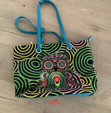 Sommertasche mit Eule Motiv