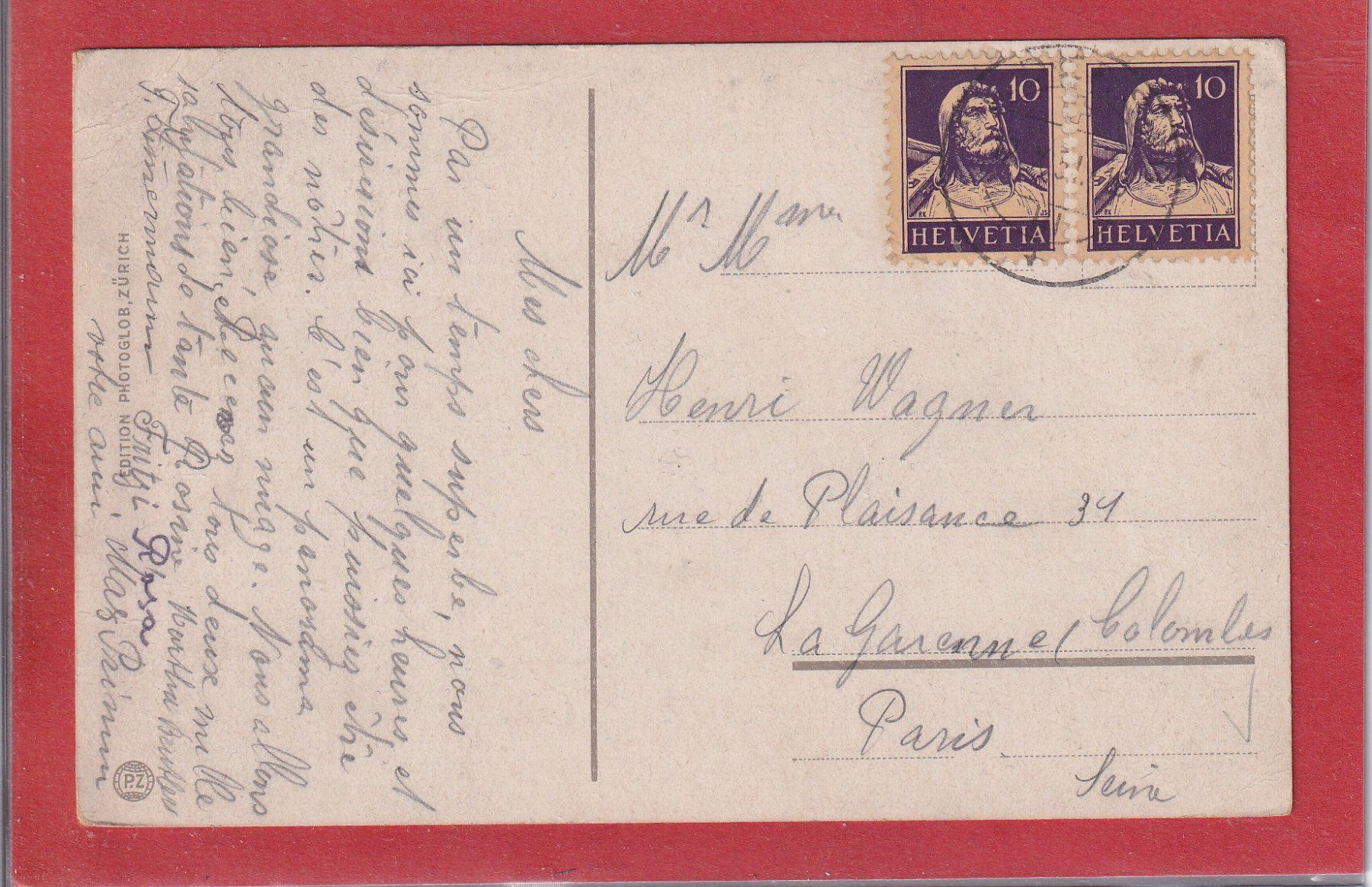 Cartoline postali: Train - Schynige Platte - Bahn - 1931 – Usato da Orvin venduto da Pyaeschli 1