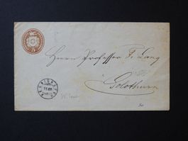 Tüblibrief mit Zwergstempel Hessigkofen SO, RRR