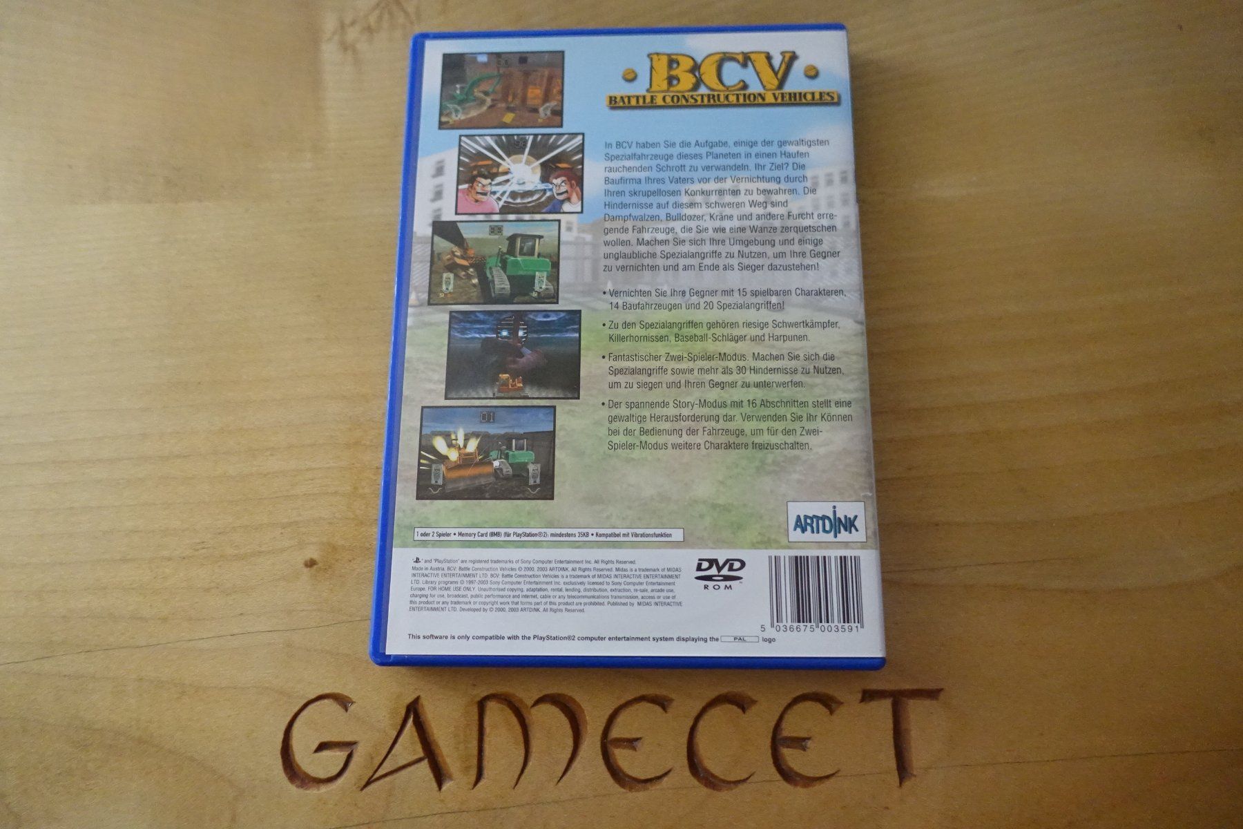 Sony Spiele: BCV: Battle Construction Vehicles – Gebraucht aus Steinach von Gamecet 2
