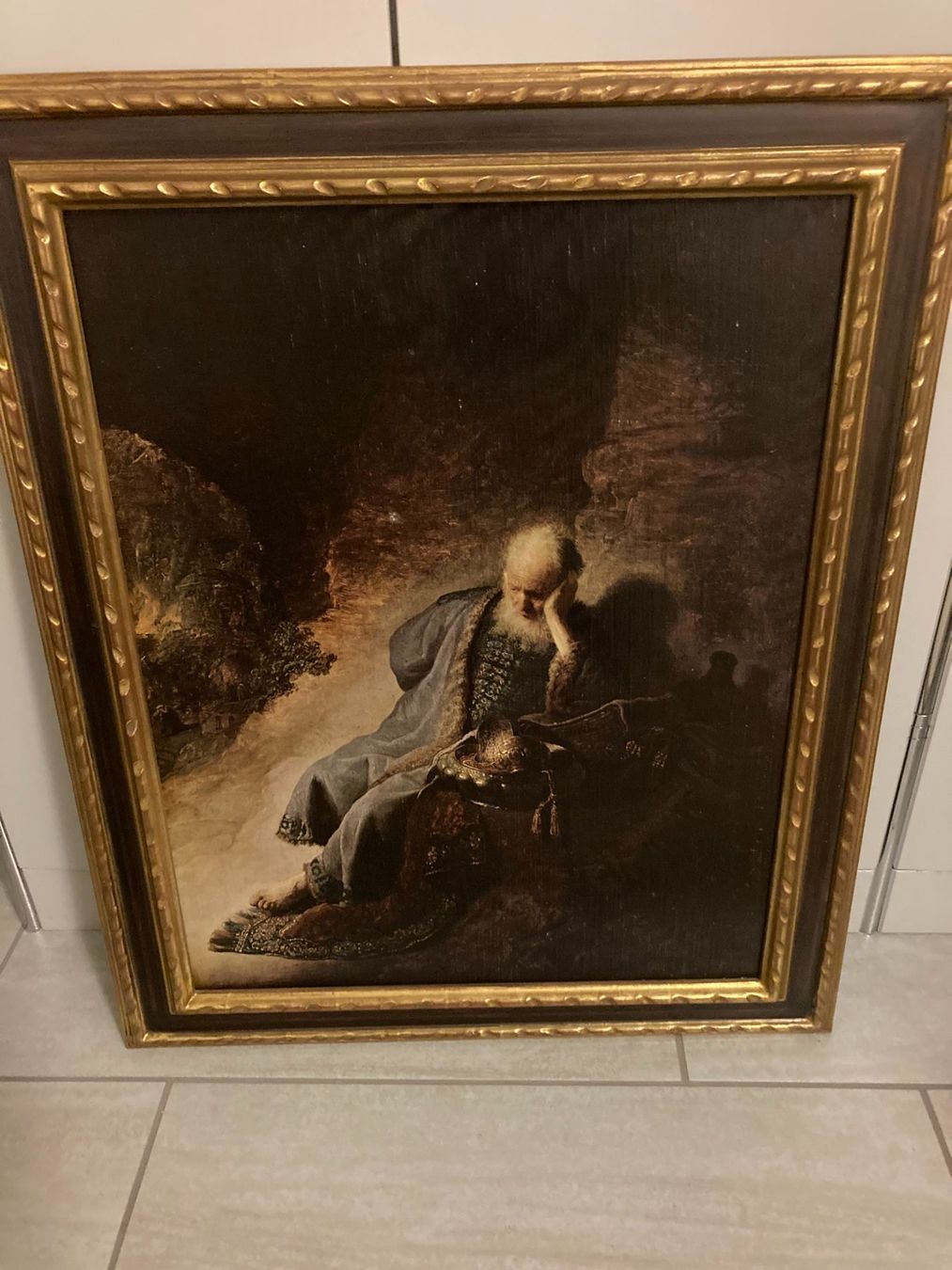 Dipinti: Quadro antico con cornice dorata – Usato da geroldswil venduto da Cicciotatapa