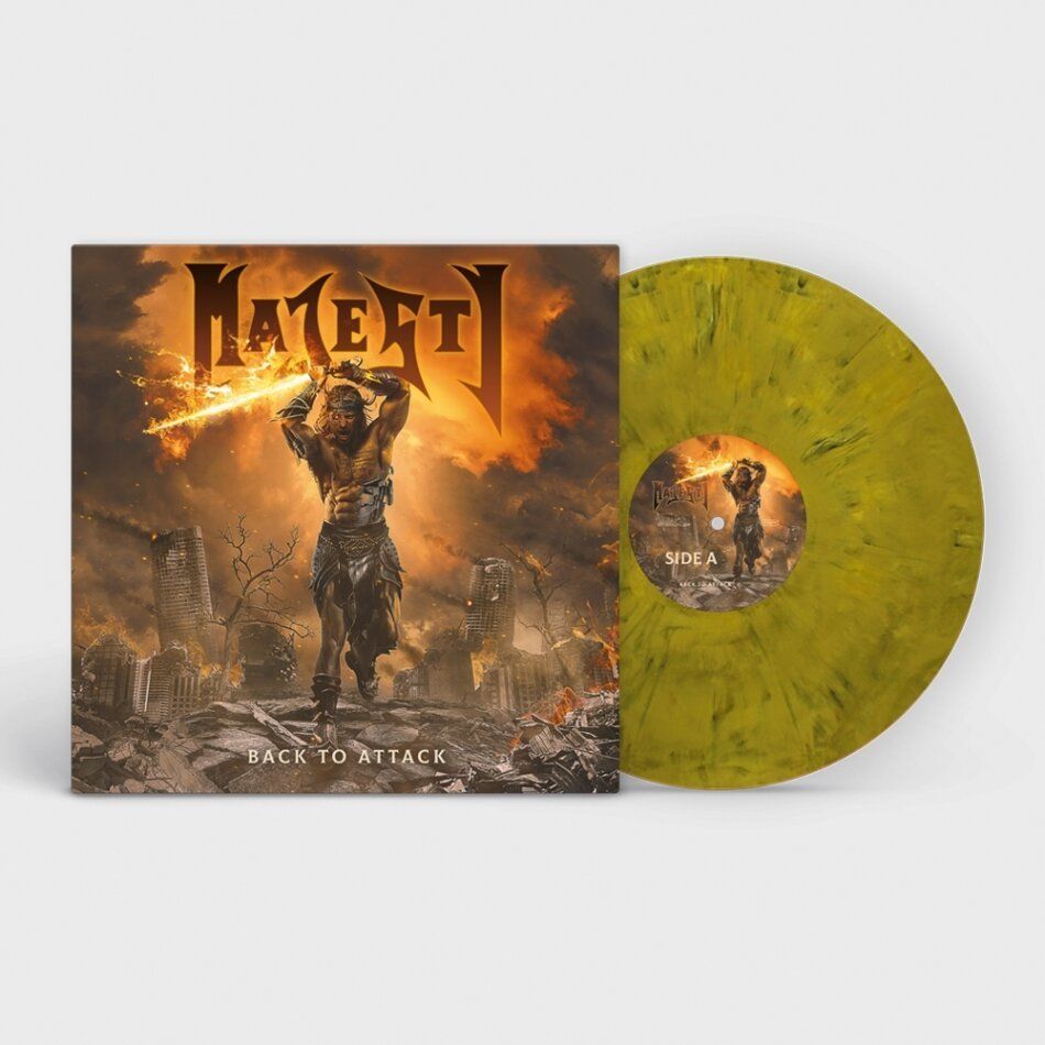 Schallplatten: Majesty: Back To Attack Limited Edition, Orange/White marble – Neu und originalverpackt aus Brittnau von Zibu