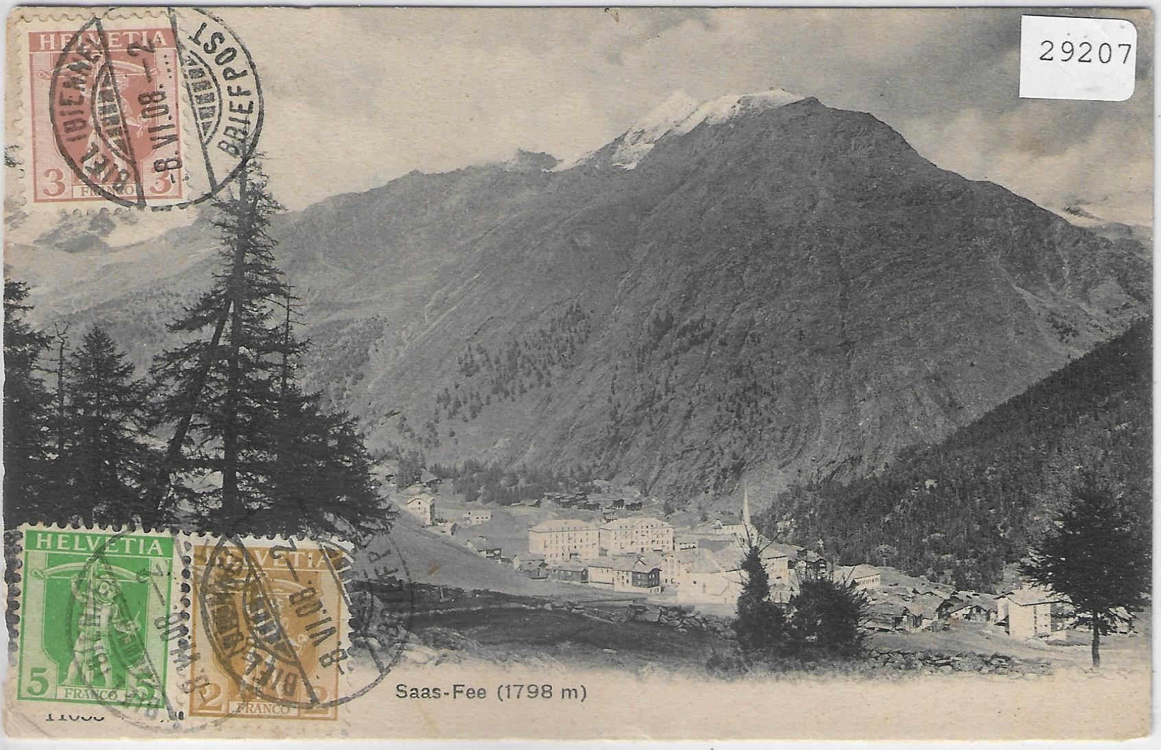 Cartoline postali: Biel-Bienne  8.VI.1908 101-103 Kat. 300 – Usato da Ettingen venduto da Kartenplanet