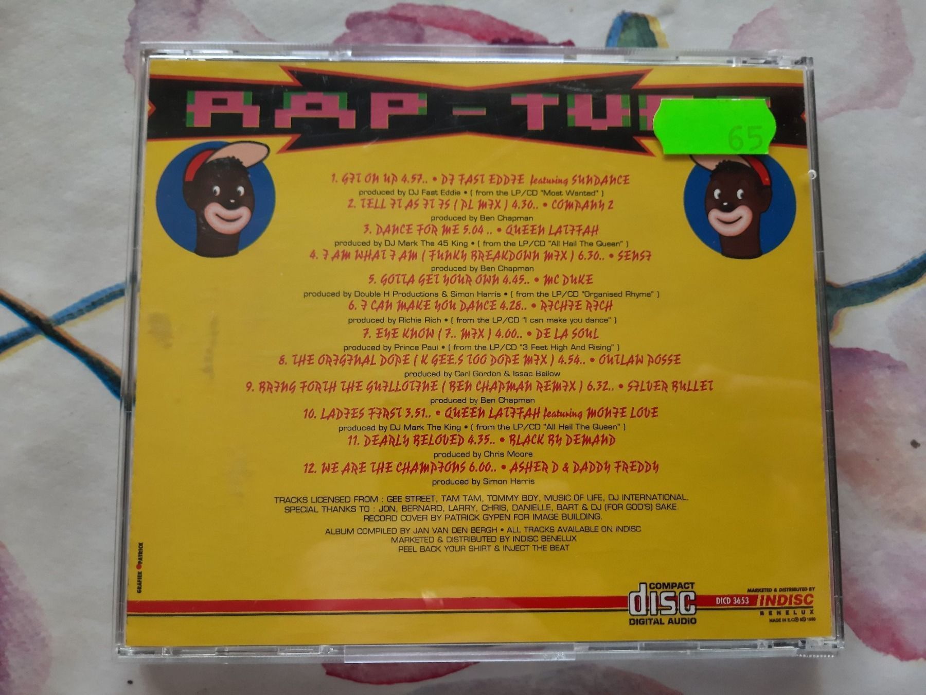 CD: CD rap-ture - Outerlimits of Rap (1989) – Usato da Pully venduto da bro_n52j 1