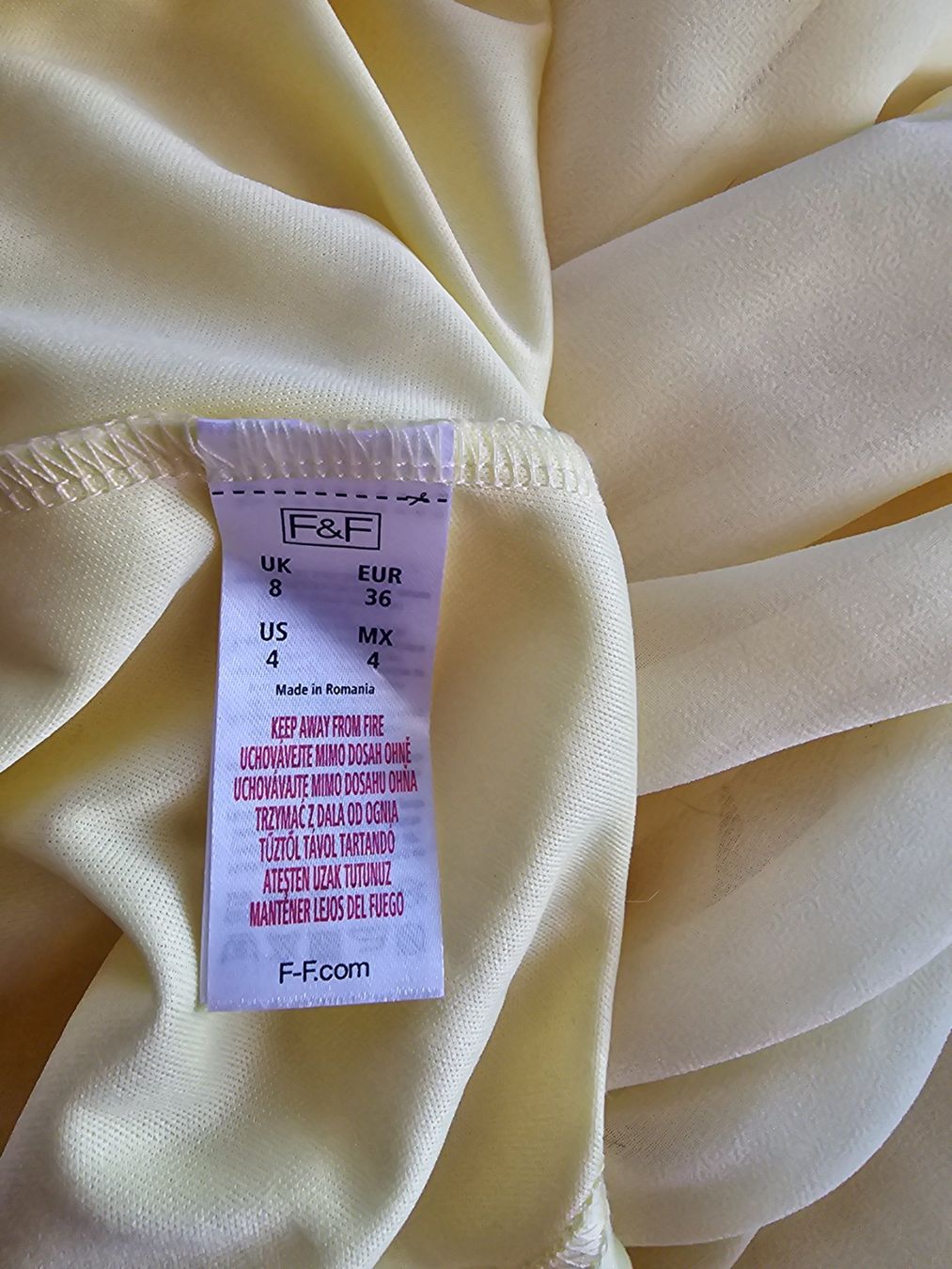 Kleider: neuw. Maxi Kleid hellgelb mit Gürteli Gr. 36 Boho Hippie – Gebraucht aus Füllinsdorf von Sunnebliemli7 3