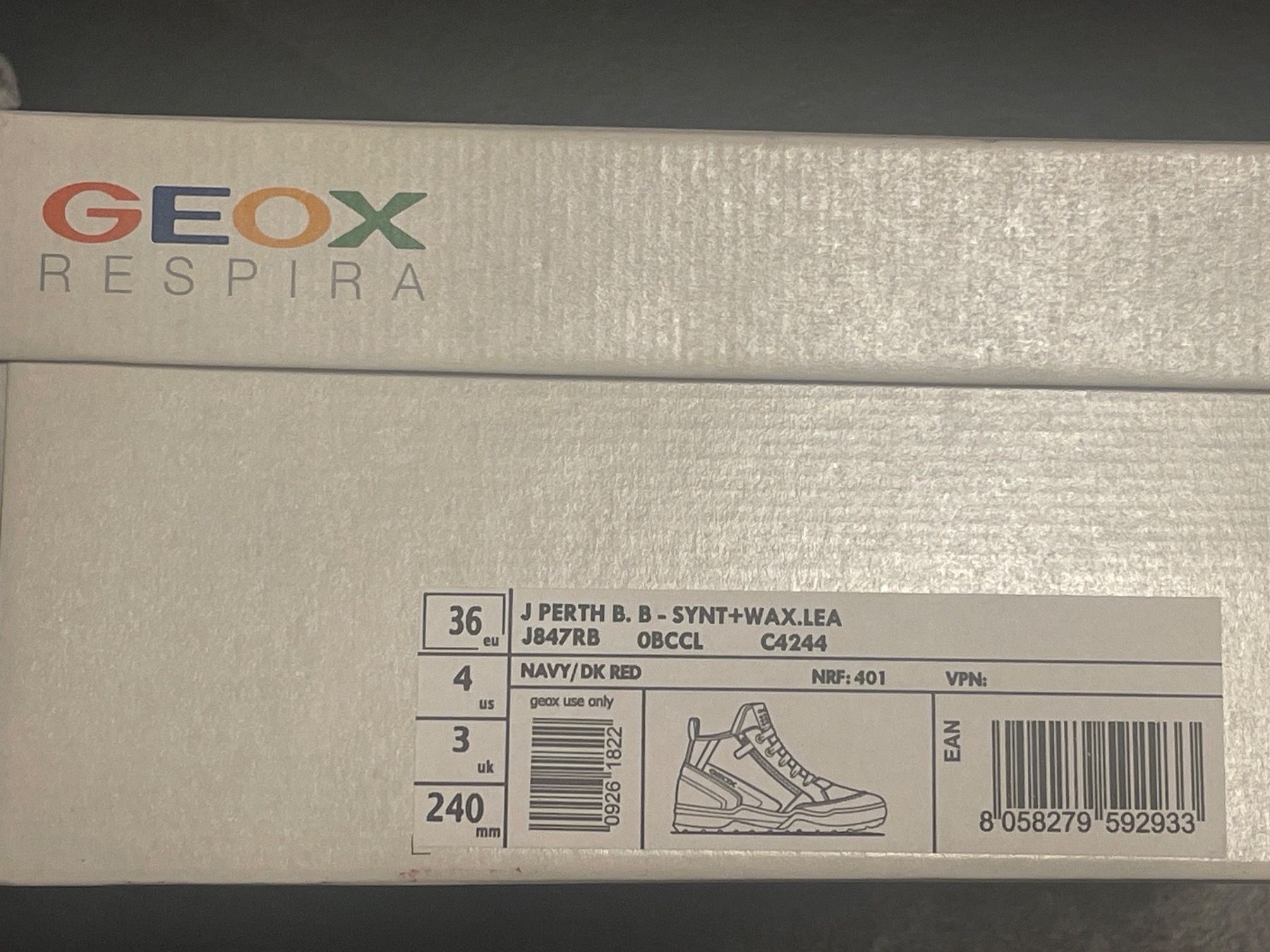 Geox Scarpe per ragazzi: Sneaker Geox Gr.36 Jungs – Usato da Pieterlen venduto da sheriff111 9