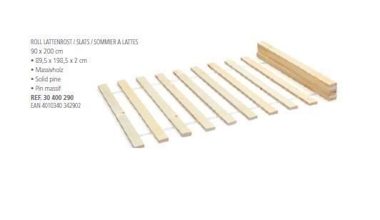 Lattenroste: Rost Lattenrost Rollrost massiv 140x200cm – Neu und originalverpackt aus Kriens von Mikado-Geschenke 4