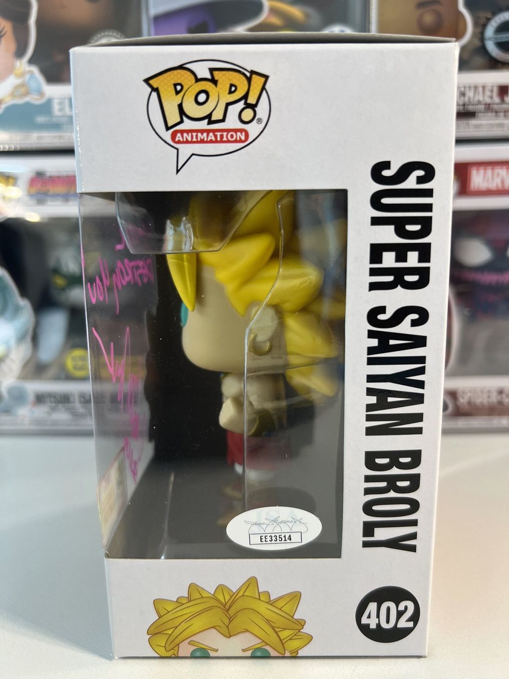 Funko Statuette: Funko POP Dragon Ball Z Broly Comic Con Signed w/ Certificat – Nuovo e nell'imballaggio originale da Le Mouret venduto da perfectbijou 3