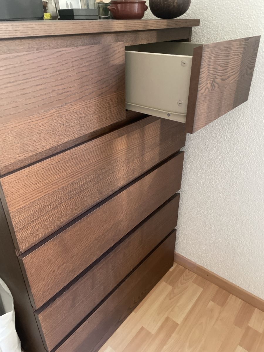 Cassettiere: IKEA MALM Kommode Dunkelbraun – Usato da Winterthur venduto da cheerio97 4