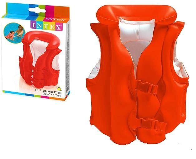 Schwimmweste Aufblasbar Für Kinder 3-6 Jahre - Mit Kopfstütze & Clip-Verschluss