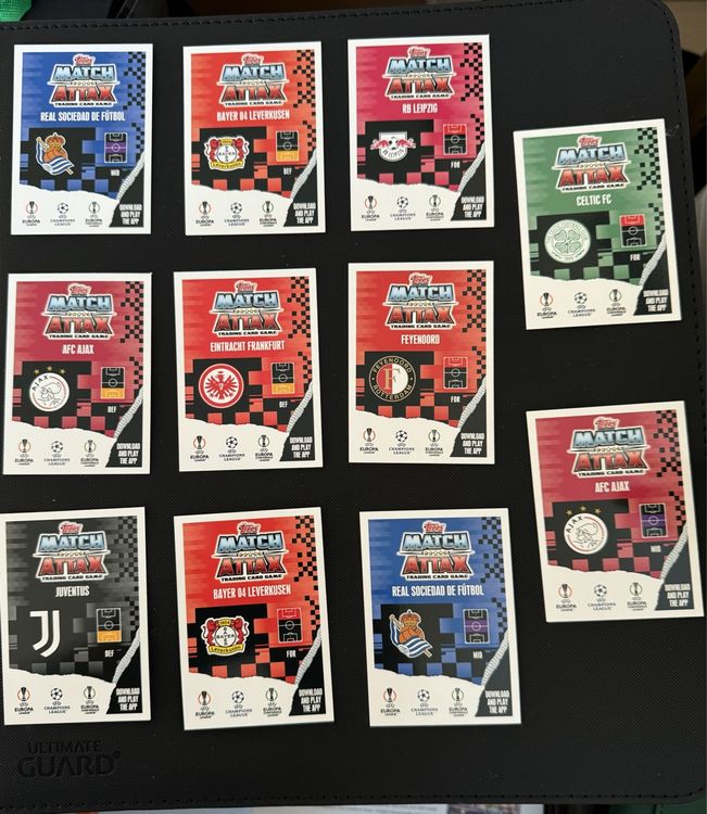 Topps MATCH ATTAX TRADING CARD PARALELL 2