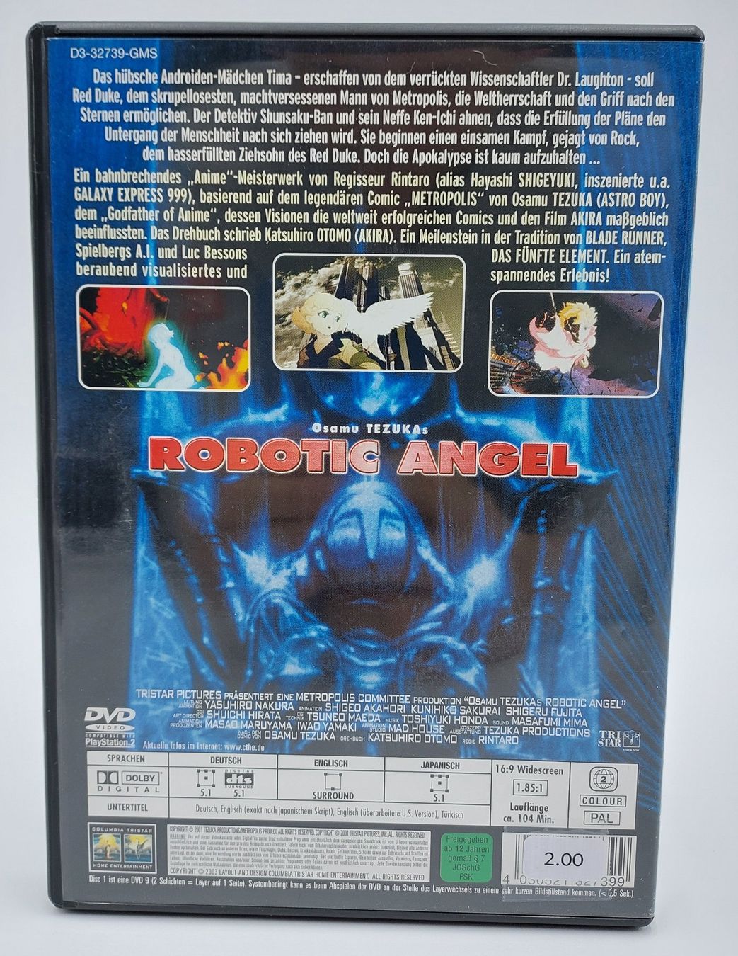 Tutti i DVDs: Robotic Angel, Anime DVD – Usato da Wil SG venduto da Donaldus 1