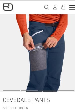 Neuwertige Ortovox Cevedale Pants Men L