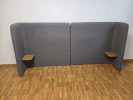 Kopfteil grau, sehr guter Zustand