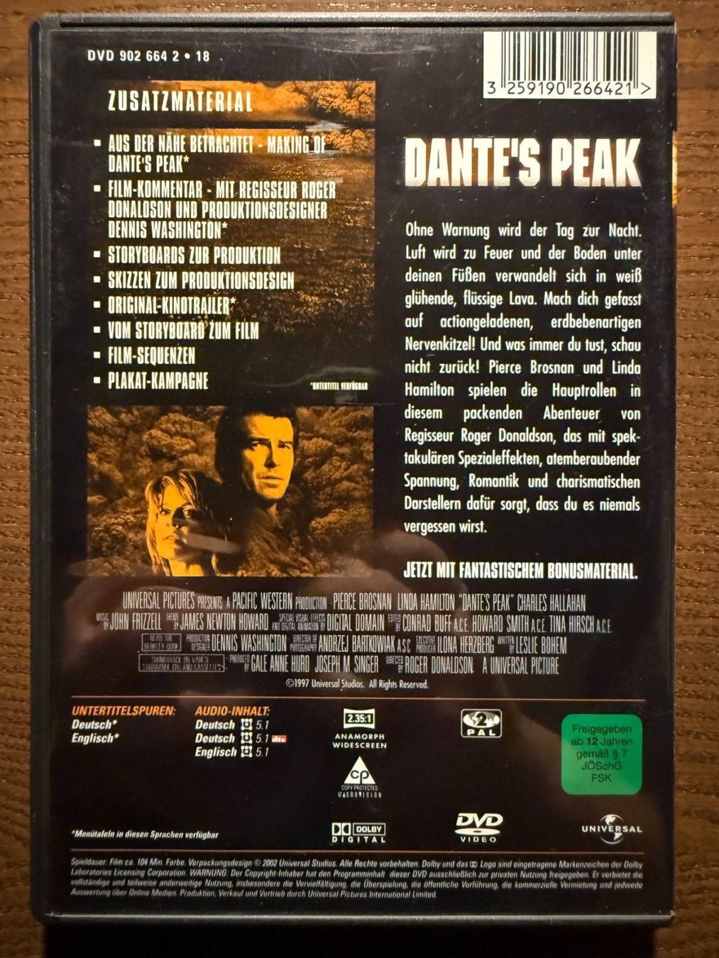 Tutti i DVDs: Dantes Peak – Usato da Zürich venduto da FilmFreunde 1