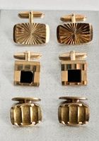 Lot von 3 Paar Vintage Manschettenknöpfe / Cufflinks No.2
