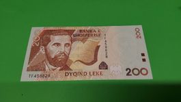 Albanien 200 Lekë - Banknote - Selten - Sammlerstück 2001