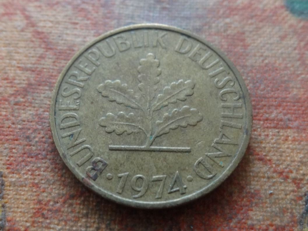 Tutti le monete: DEUTSCHLAND 10 Pfennig 1974 – Usato da Romanel-sur-Lausanne venduto da Swift13