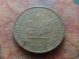 DEUTSCHLAND 10 Pfennig 1974