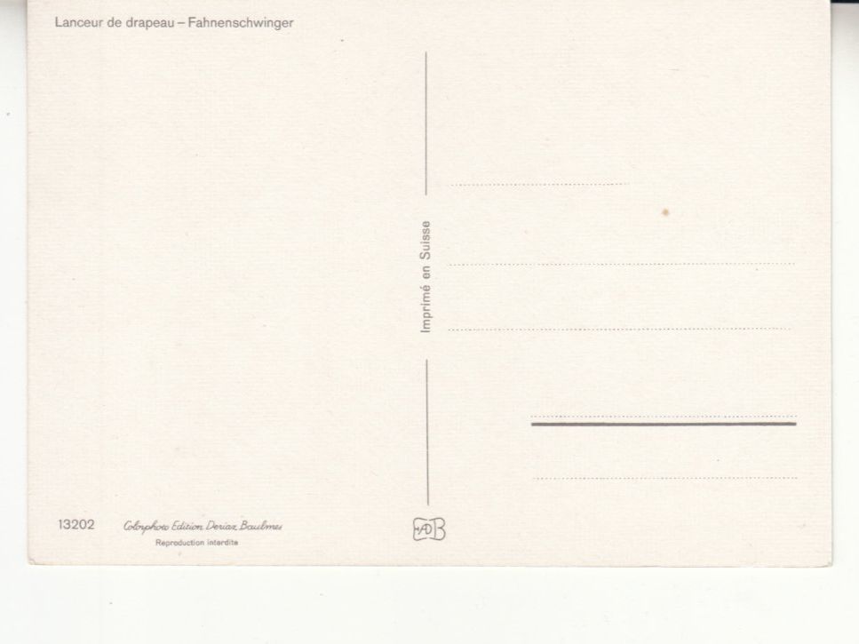 Cartoline postali: Fahnenschwinger ca. 1970 – Usato da Bürglen TG venduto da StampGraf 1