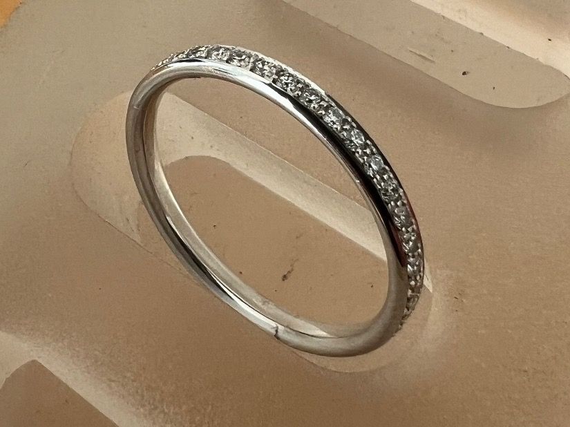 Allianz Anelli: Diamantring 950 Platin mit 22 Bri. 0.176 ct – Nuovo (secondo la descrizione) da Schaffhausen venduto da Simonaa2