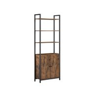 Bücherregal 24 x 60 x 159.5 cm vintagebraun LOREMUS