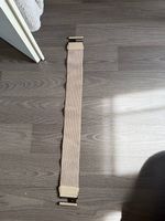 Ceinture large élastique beige