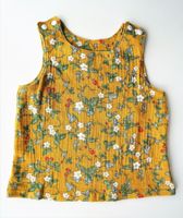 Sommer Trägershirt/Tanktop aus Musselin 86/92 - NEU