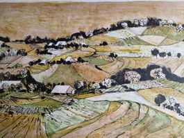 BODO STAUFFER LITHOGRAPHIE SIGNIERT KÜNSTLERPROBE