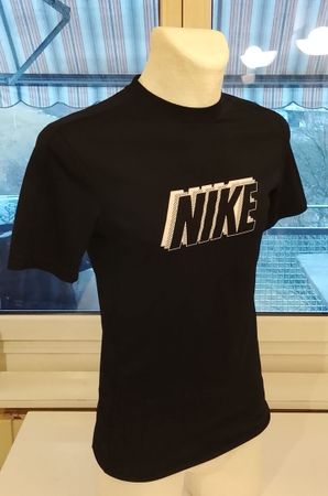 NIKE Dri-FIT Herren T-Shirt Gym Sport Shirt Schwarz S NEU