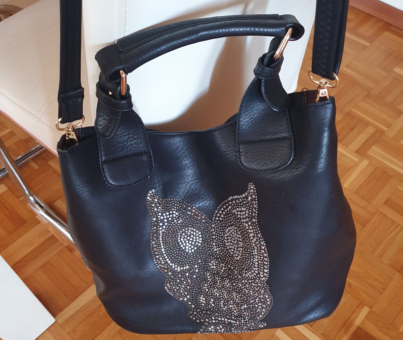 Taschen für Damen: Handtasche mit Eule – Neu (gemäss Beschreibung) aus Zürich von bre_22v9 3