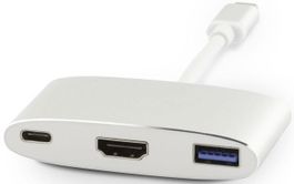 LMP C2USBHDC-AL USBc-zu-HDMI+USB3.0+USBc Ladeport/Multiport